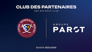 Le Groupe PAROT renouvelle son partenariat avec l’Union Bordeaux Bègles