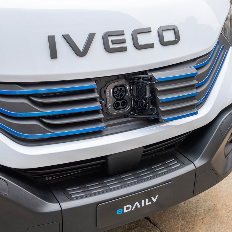 recharger véhicule utilitaire électrique IVECO eDaily
