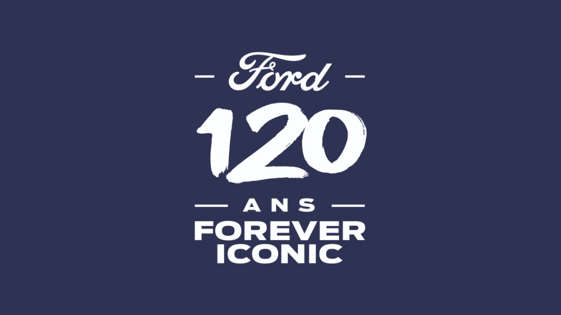 Logo Ford 120 ans 